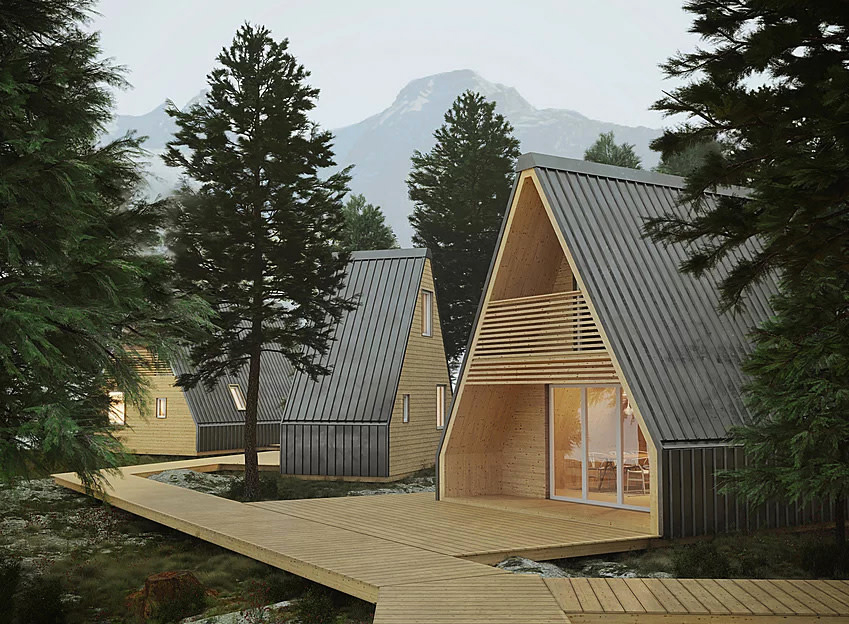 Cabane A-Frame MADI Home