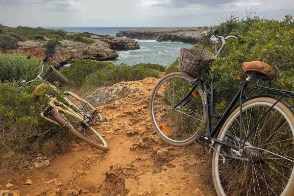 Vélos au bord de mer