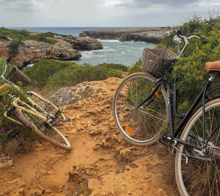 Vélos au bord de mer