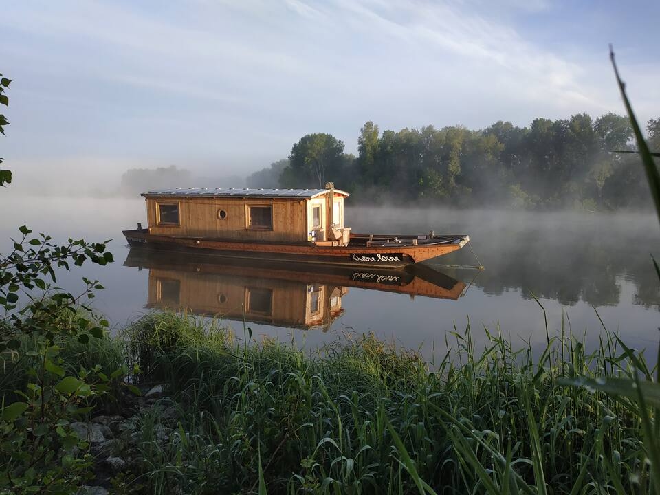 Bateau : dormez sur la Loire