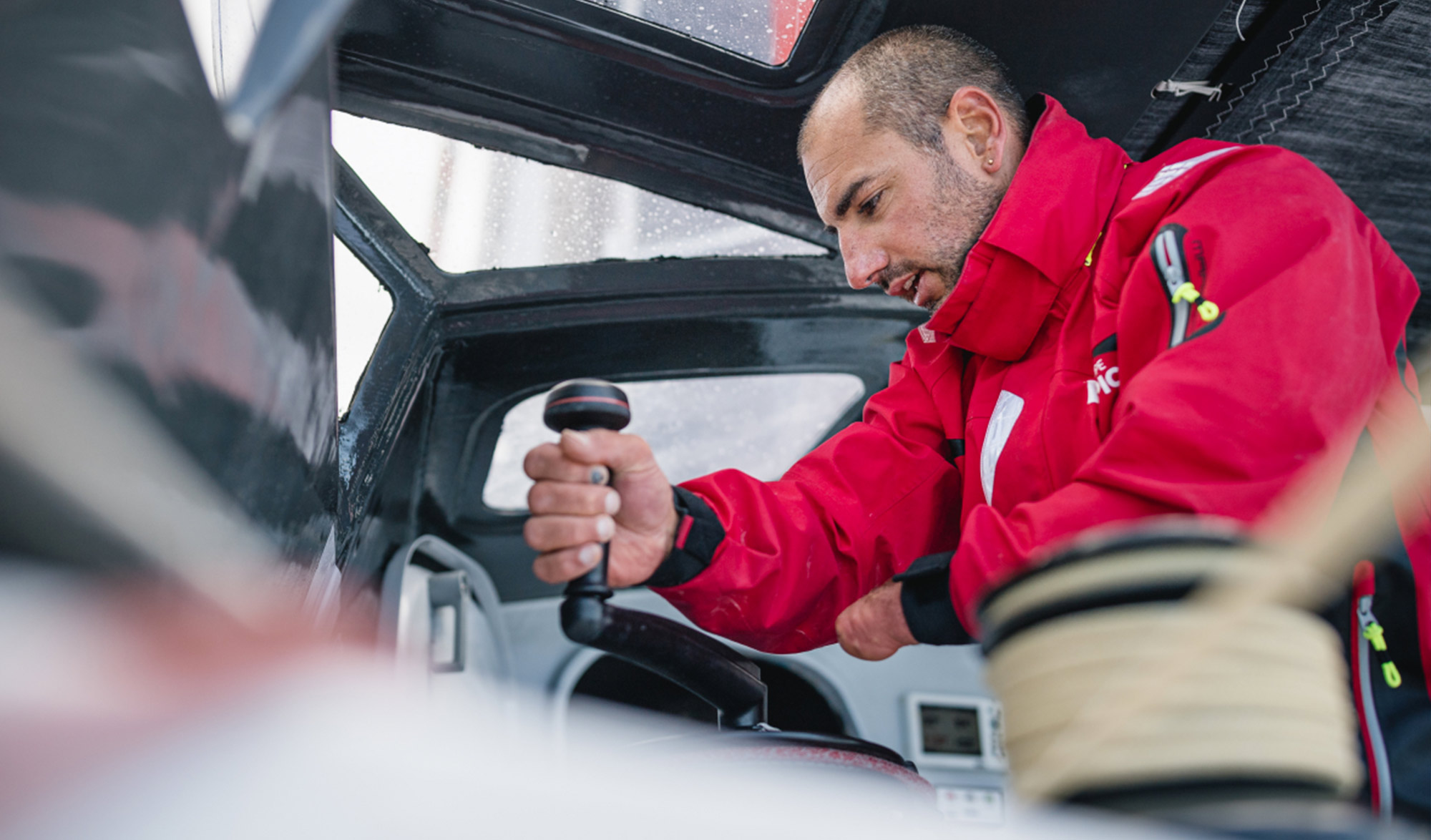 Damien Seguin au Vendée Globe