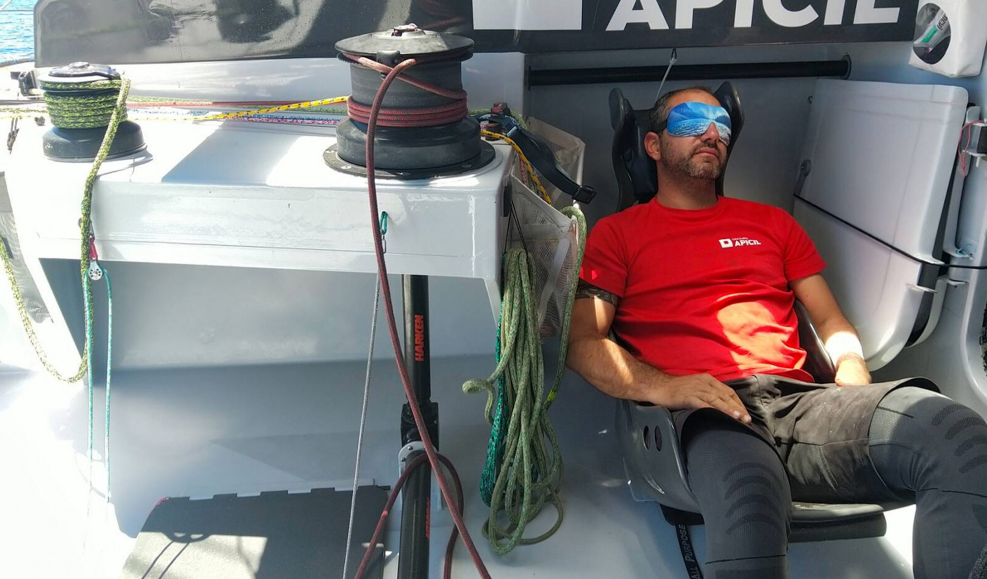 Damien Seguin au Vendée Globe