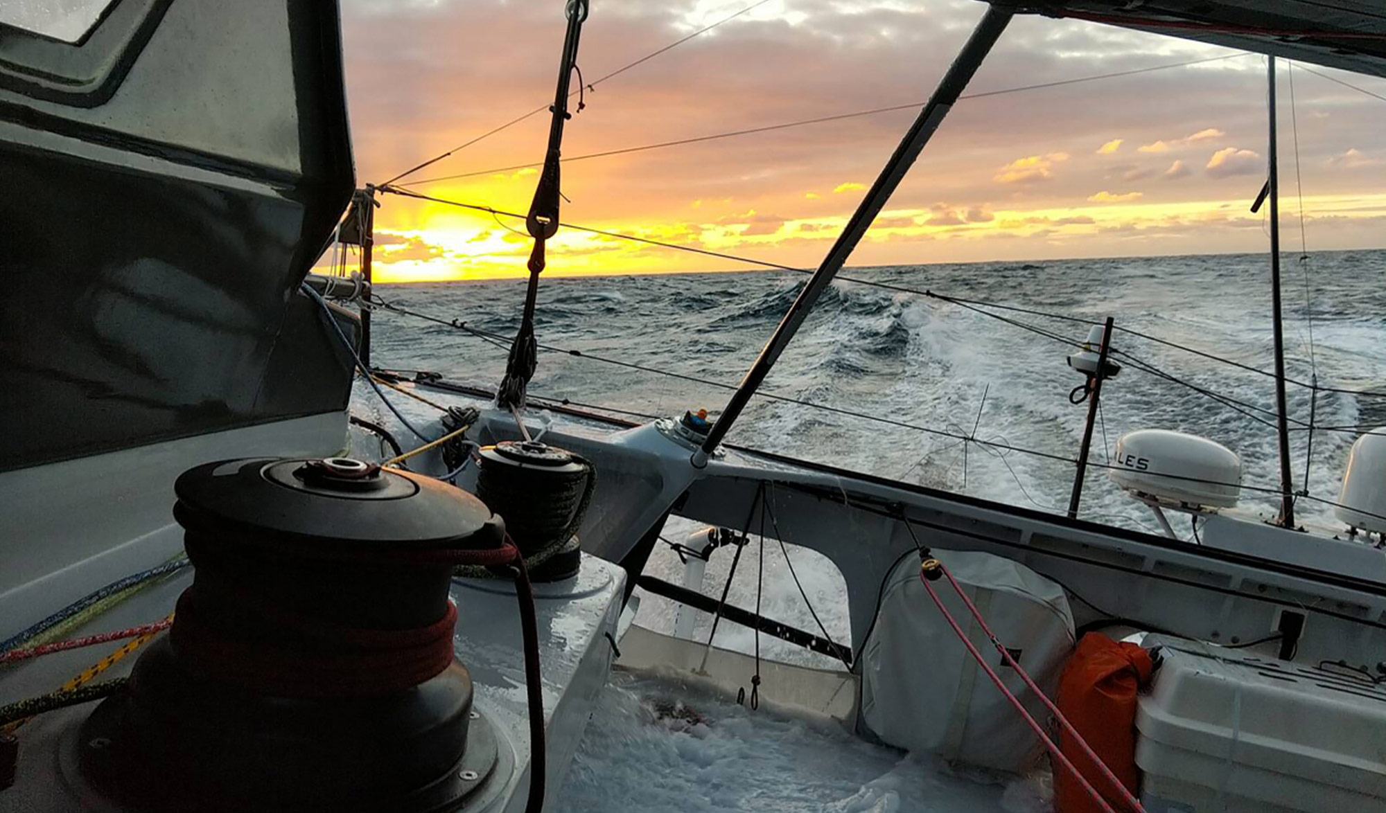 Damien Seguin au Vendée Globe