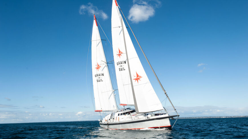 Voilier cargo Grain de Sail