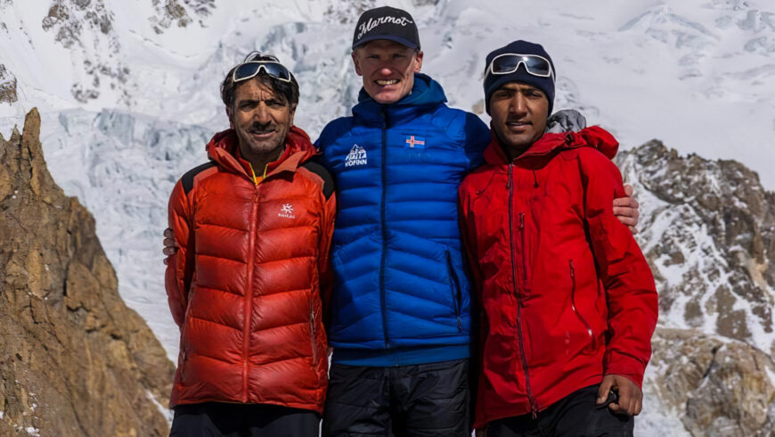 Muhammad Ali Sadpara, John Snorri & Sajid Sadpara (Facebook)
