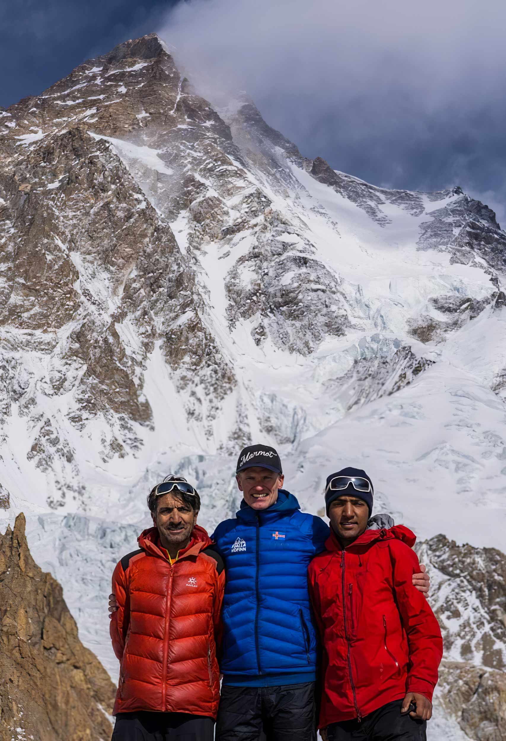 Muhammad Ali Sadpara, John Snorri & Sajid Sadpara