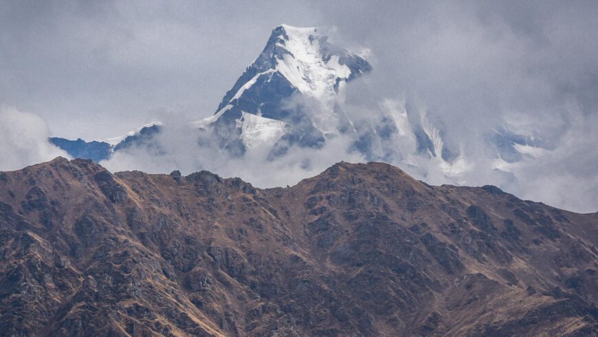 Nanda Devi (7 816 m) dans la région de l'Uttarakhand en Inde