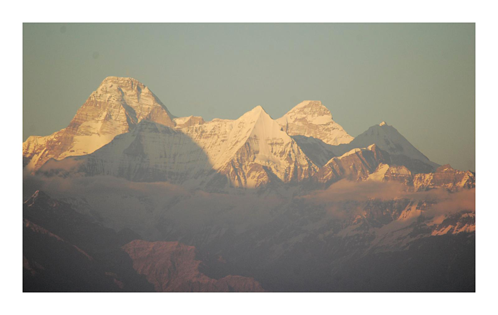 Nanda Devi (7 816 m) dans la région de l'Uttarakhand en Inde