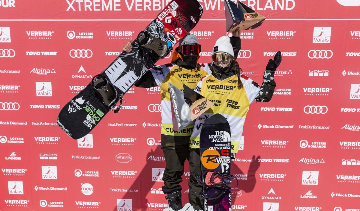 Victor de le Rue et Marion Haerty Champion du monde de freeride 2021