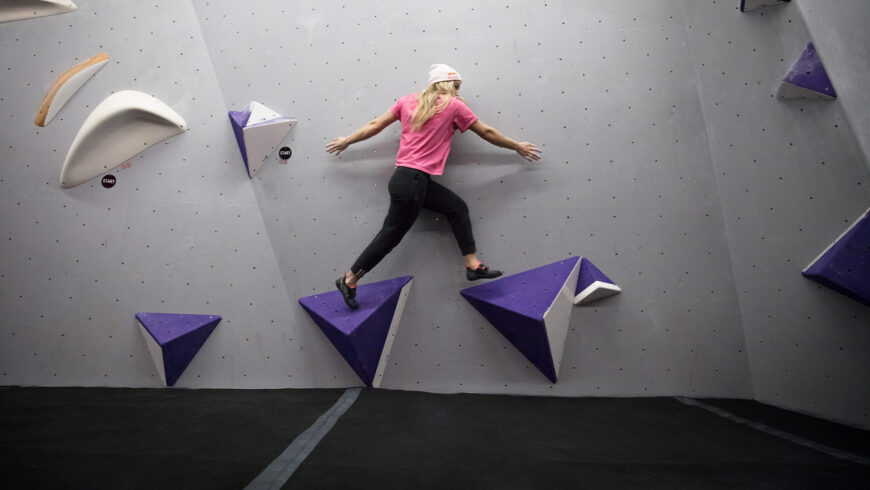 Indoor climbing