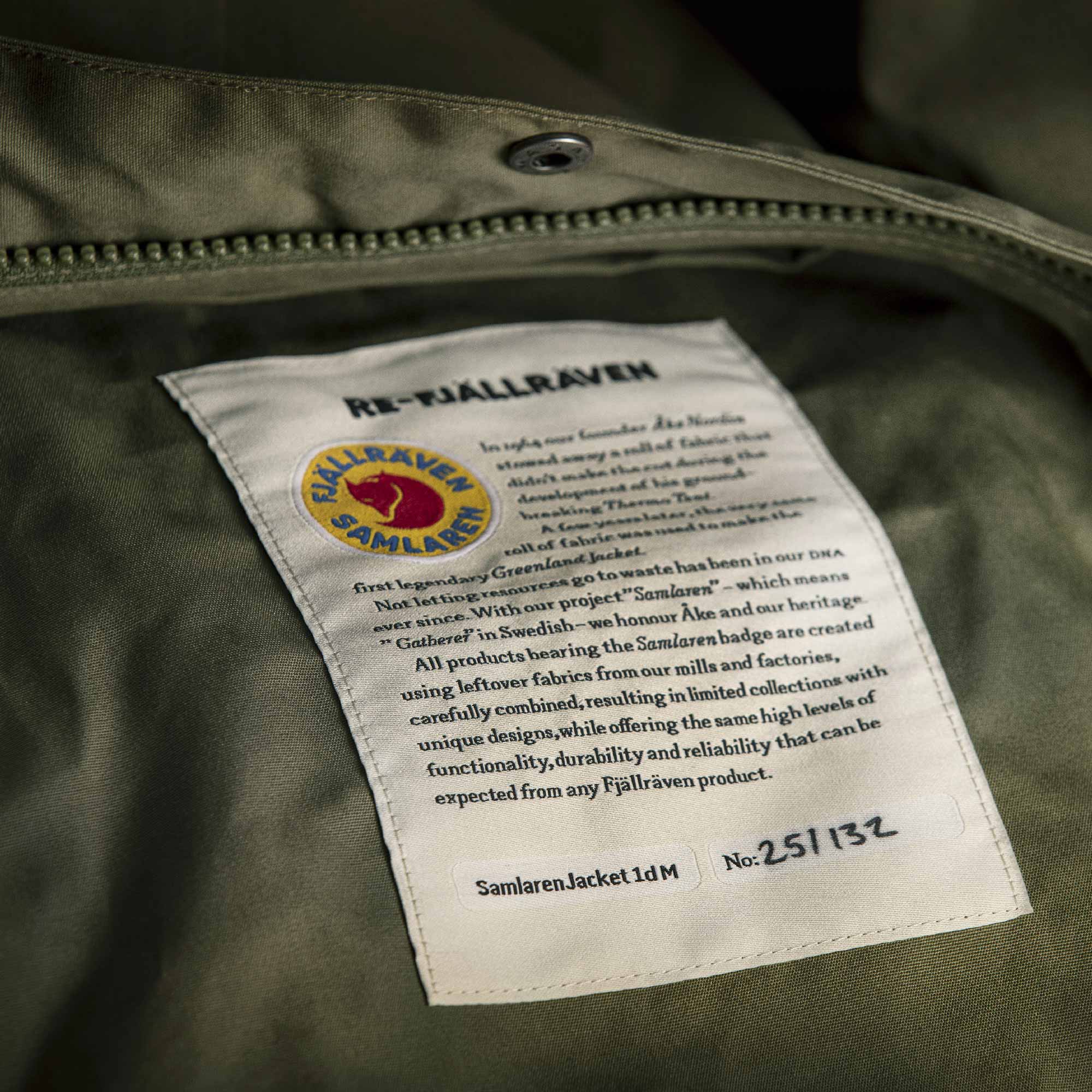 Collection Samlaren de Fjallraven conçu à partir de chute de tissu