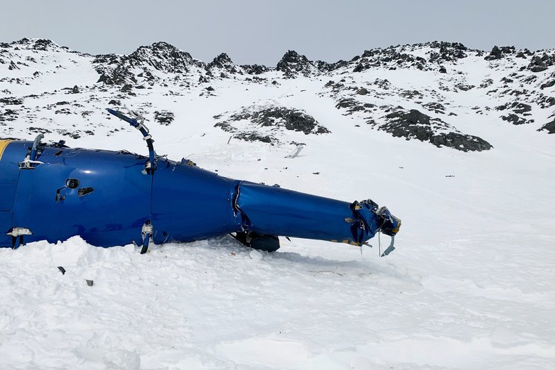 crash helicopter Alaska