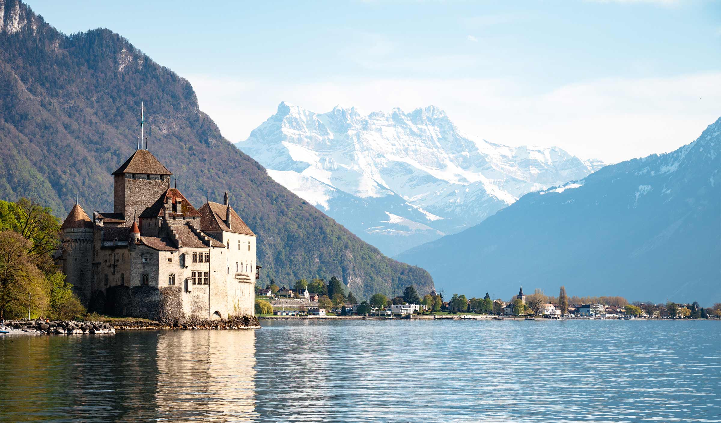 Cyclotourisme dans la région de Aigle, canton de Vaud en Suisse