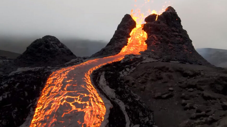 Eruption Fagradalsfjall Islande