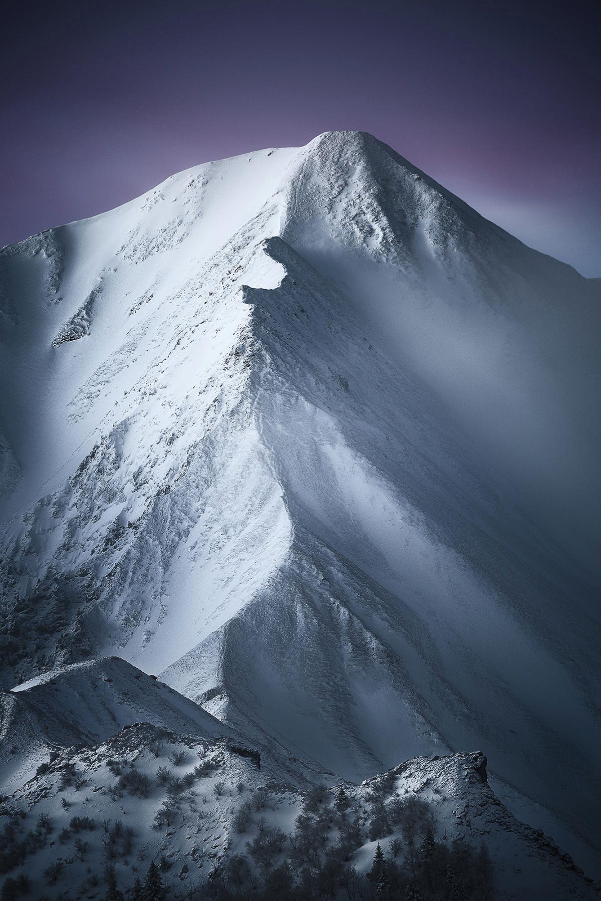 Hiver en Auvergne: Montagne de Rodon