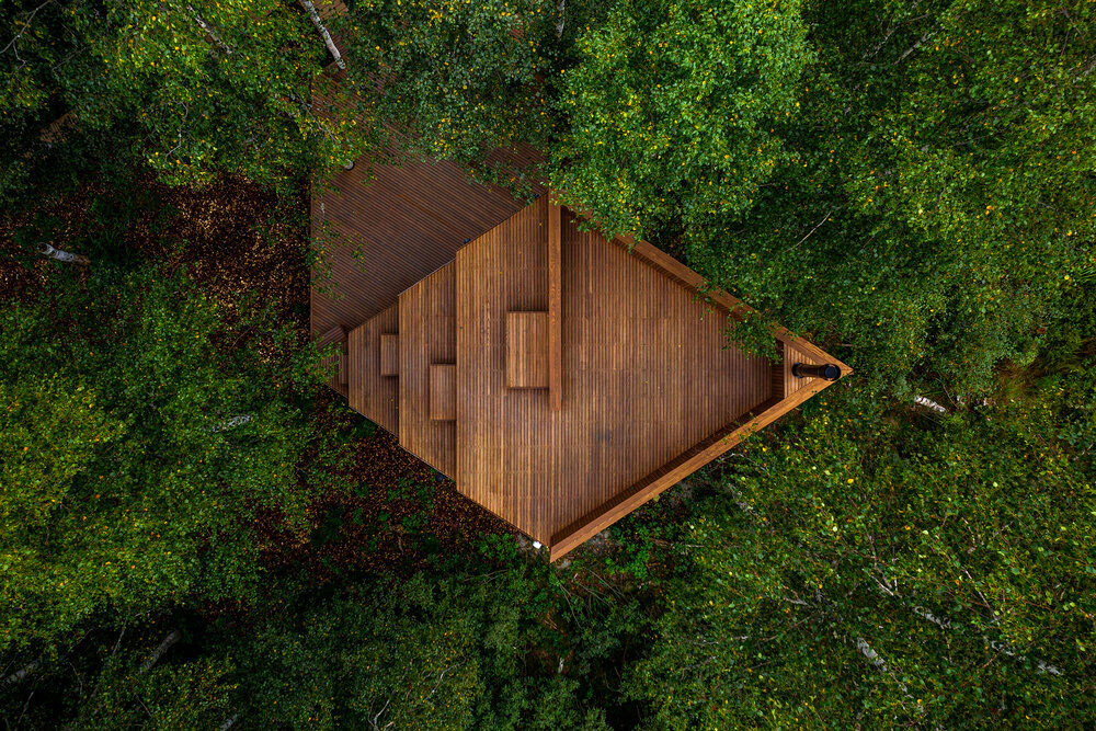 cabane de luxe dans les bois