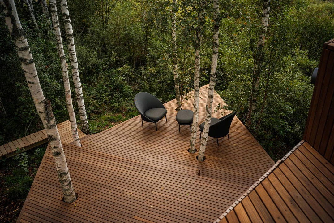 cabane de luxe dans les bois