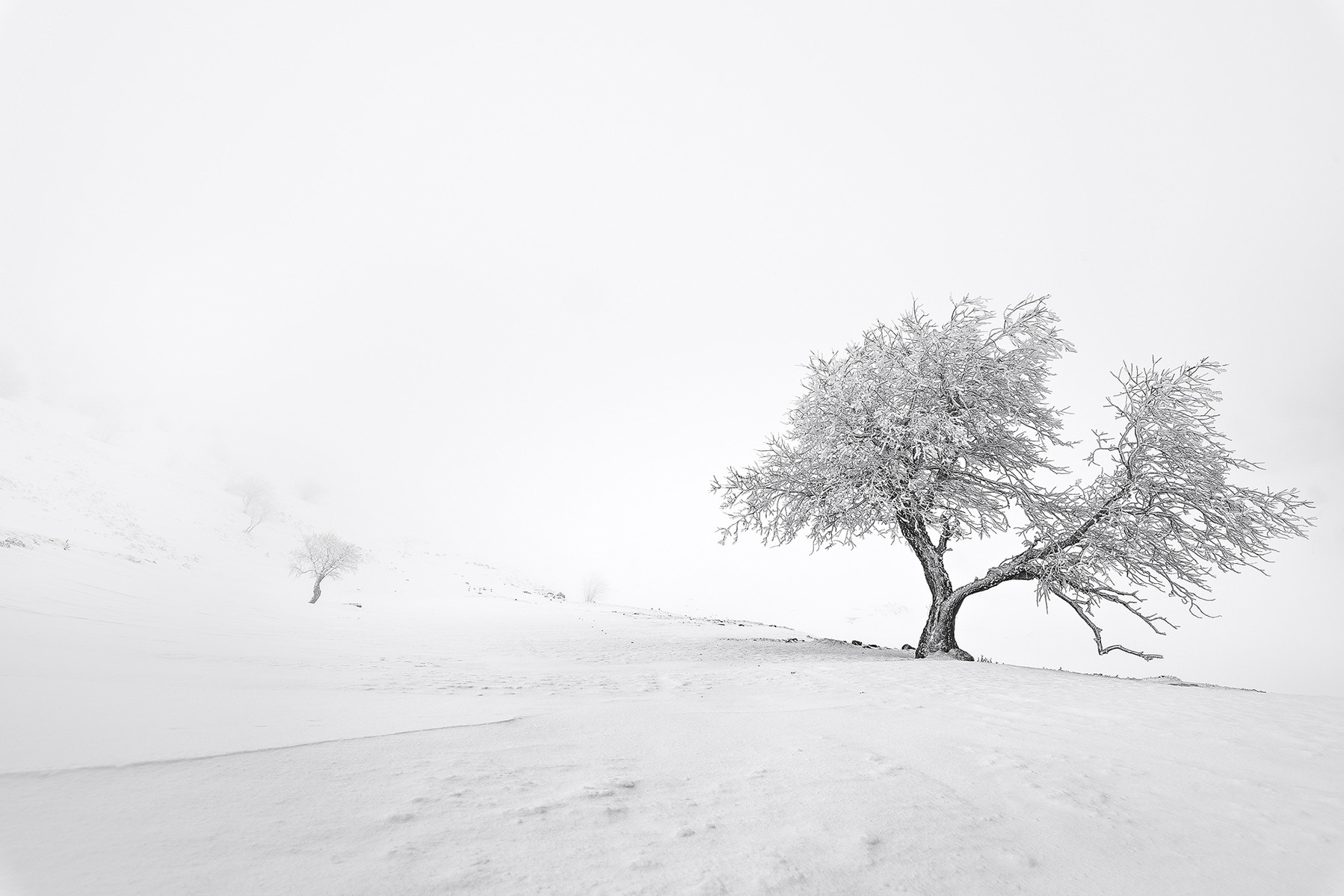 Hiver en Auvergne : Val Blanc