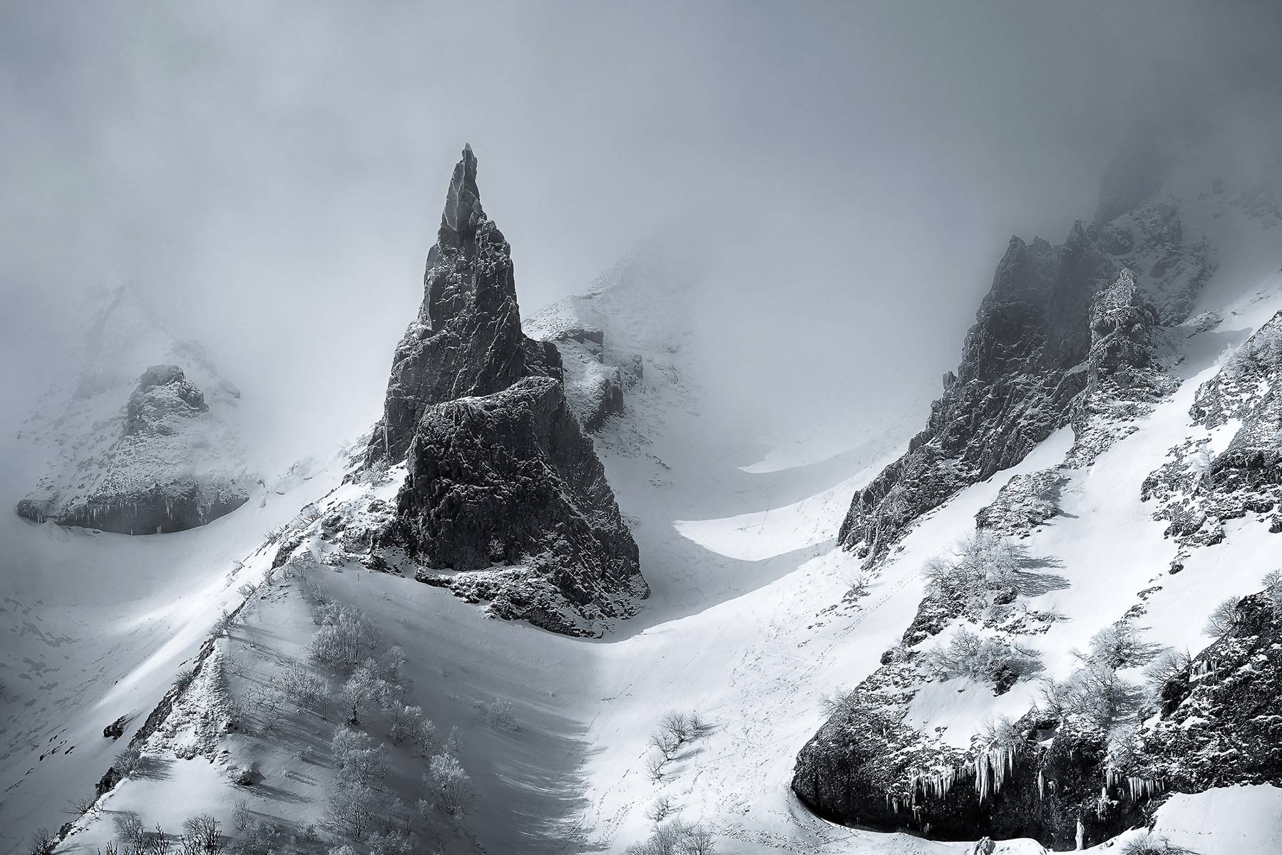 Hiver en Auvergne : Vallée de Chaudefour