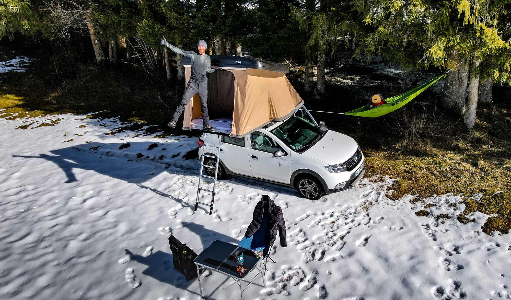 ROADTRIP DUSTER ET TENTE DE TOIT