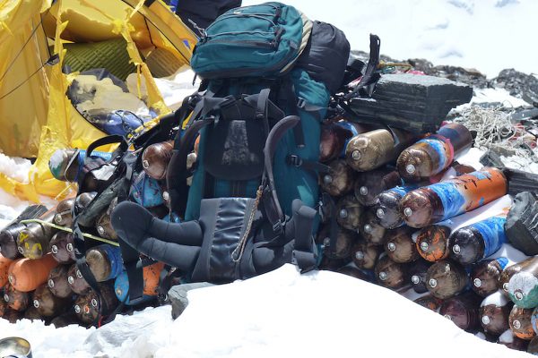 Bouteilles d'oxygène Everest