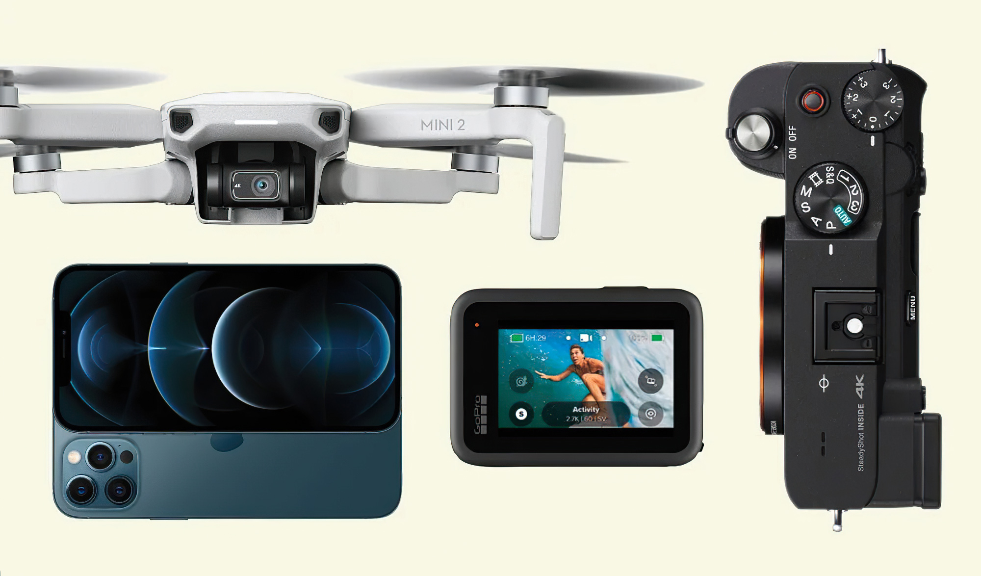 Les meilleurs drones et appareils photos pour filmer vos aventures