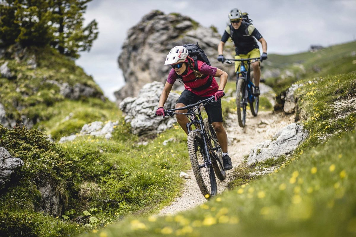 Enduro dans les alpes