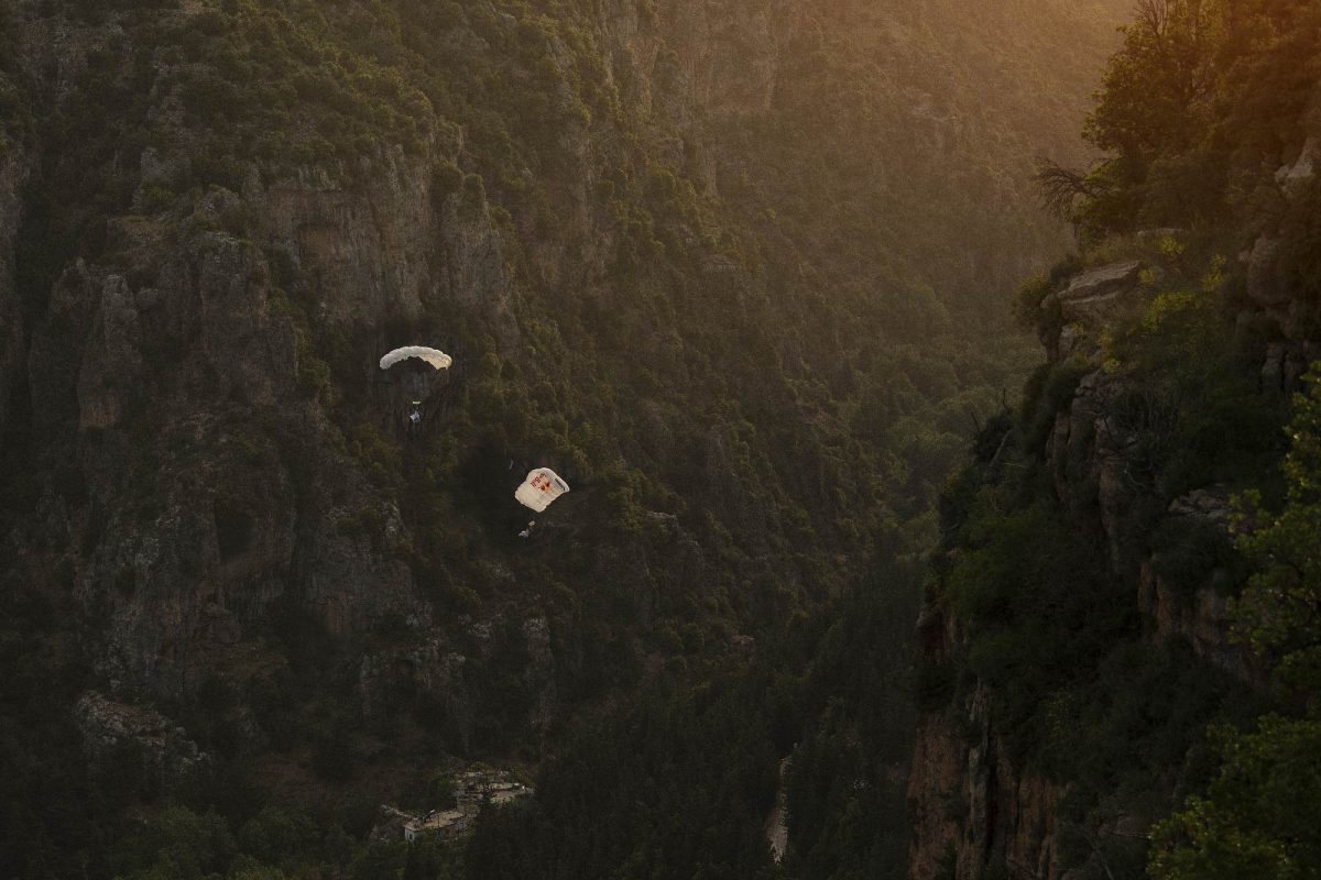 Fred Fugin Soul Flyers saut en wingsuit au Liban