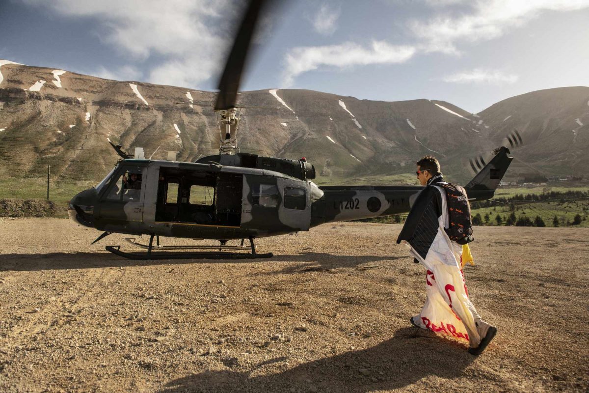Fred Fugin Soul Flyers saut en wingsuit au Liban