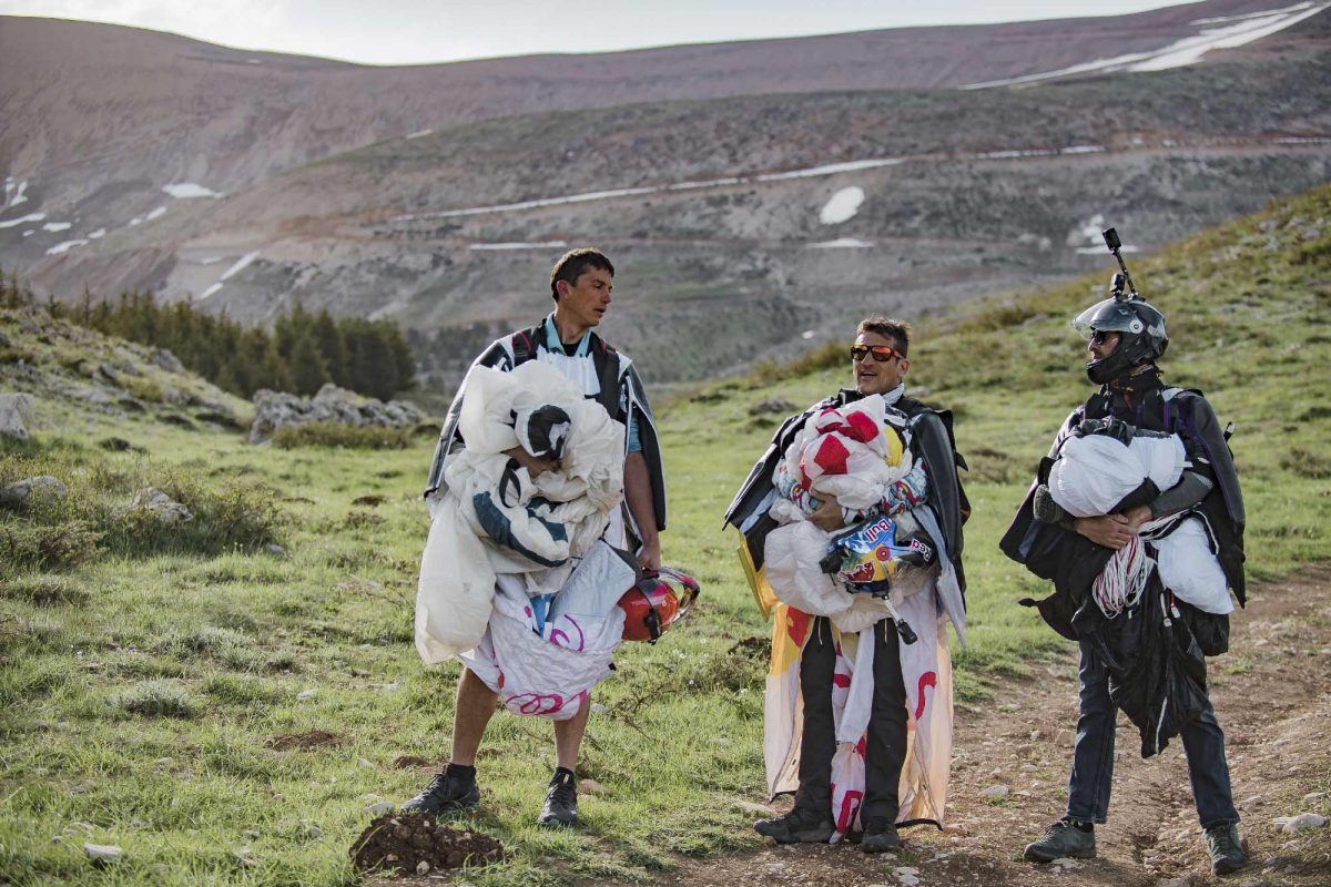 Fred Fugin Soul Flyers saut en wingsuit au Liban