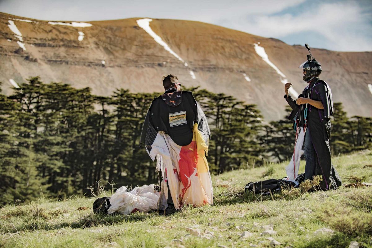 Fred Fugin Soul Flyers saut en wingsuit au Liban