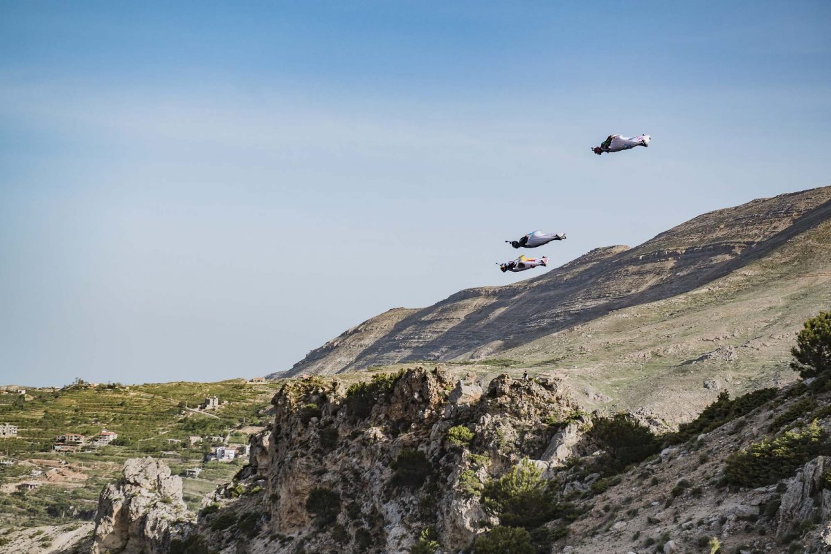 Fred Fugin Soul Flyers saut en wingsuit au Liban