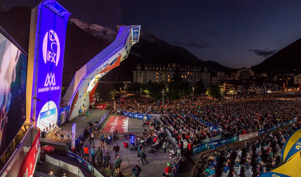 Coupe du monde d'escalade de Chamonix