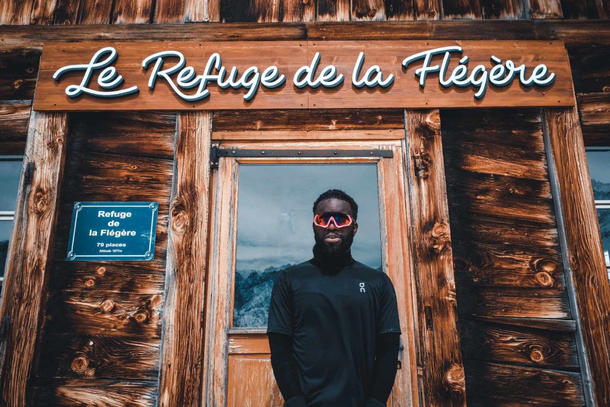 Cédric Ganguia débutant trailer au refuge de la Flégère