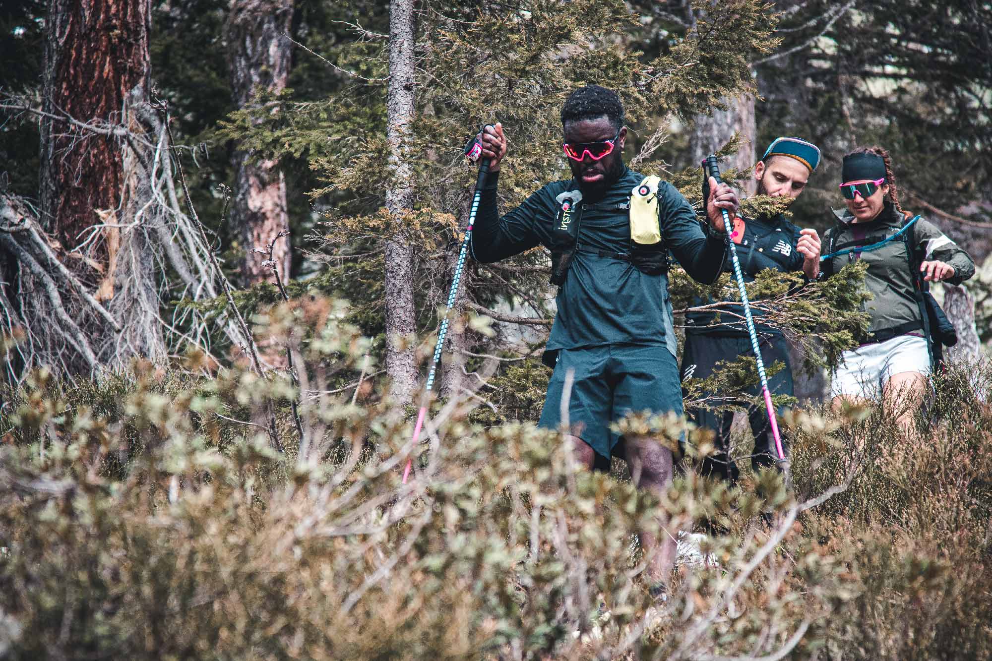 Cédric Ganguia débutant trailer sur les sentiers de Chamonix