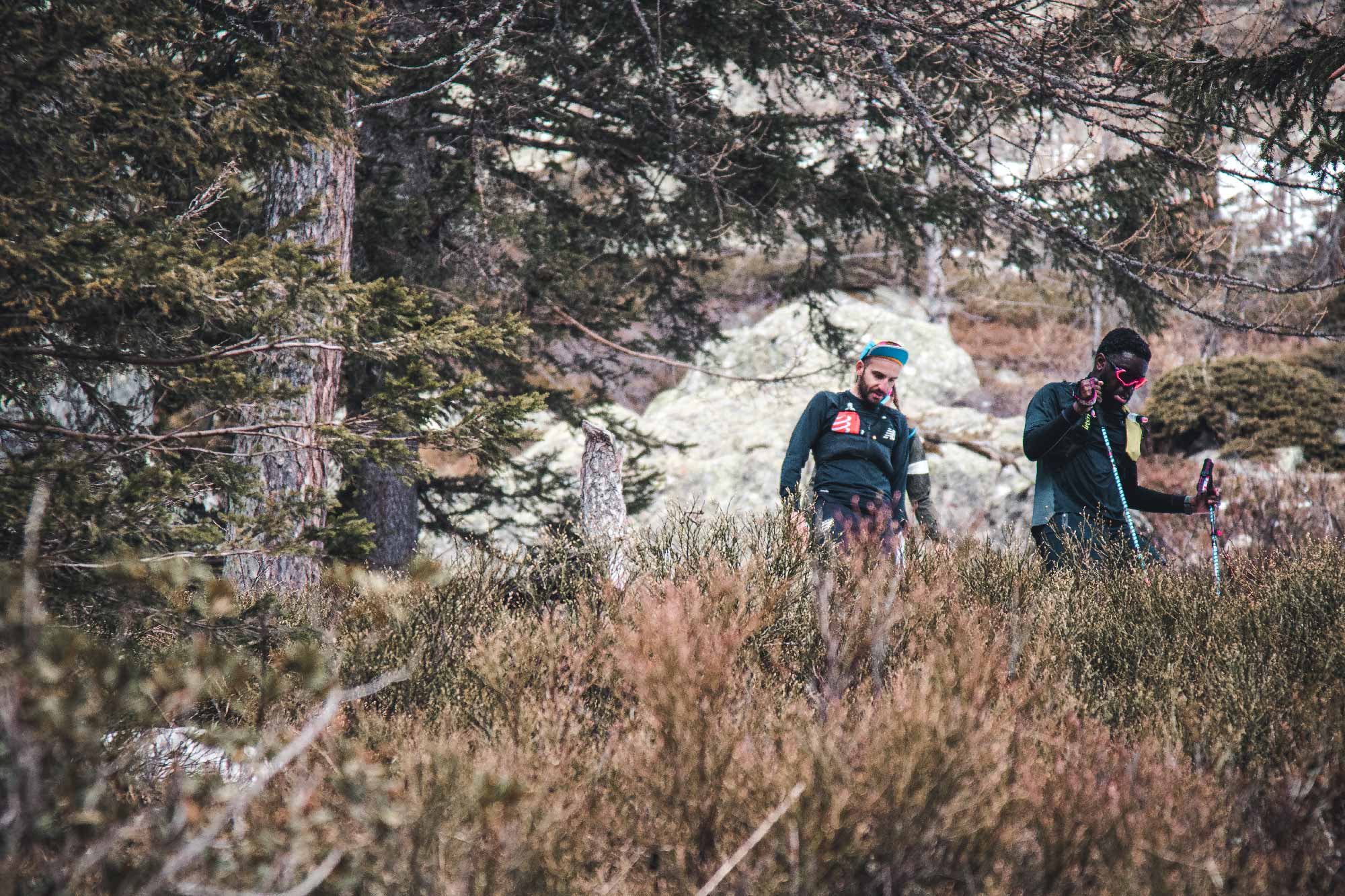 Cédric Ganguia débutant trailer sur les sentiers de Chamonix