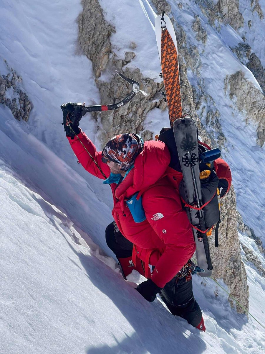 Alpiniste au Gasherbrum II