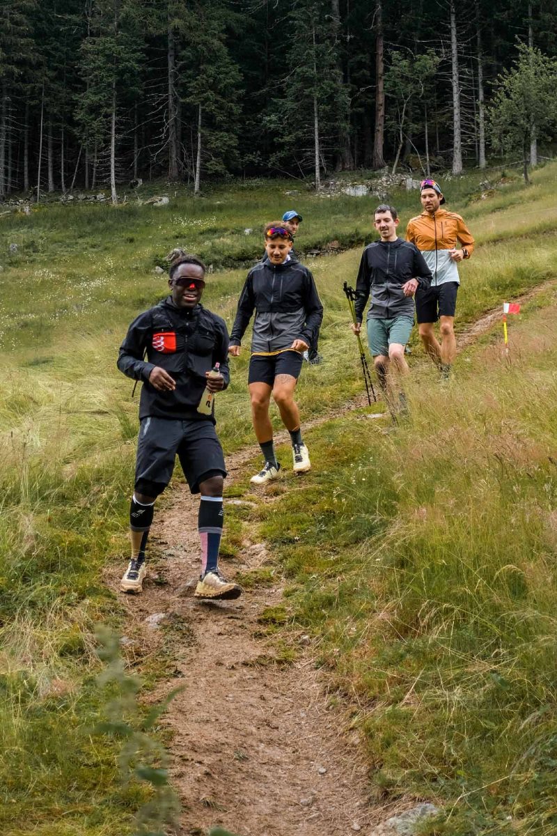 Cédric Ganguia débutant trailer sur le Marathon du Mont-Blanc