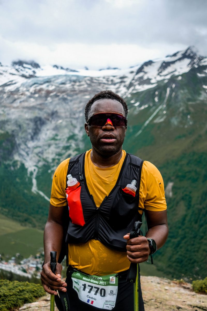 Cédric Ganguia débutant trailer sur le Marathon du Mont-Blanc