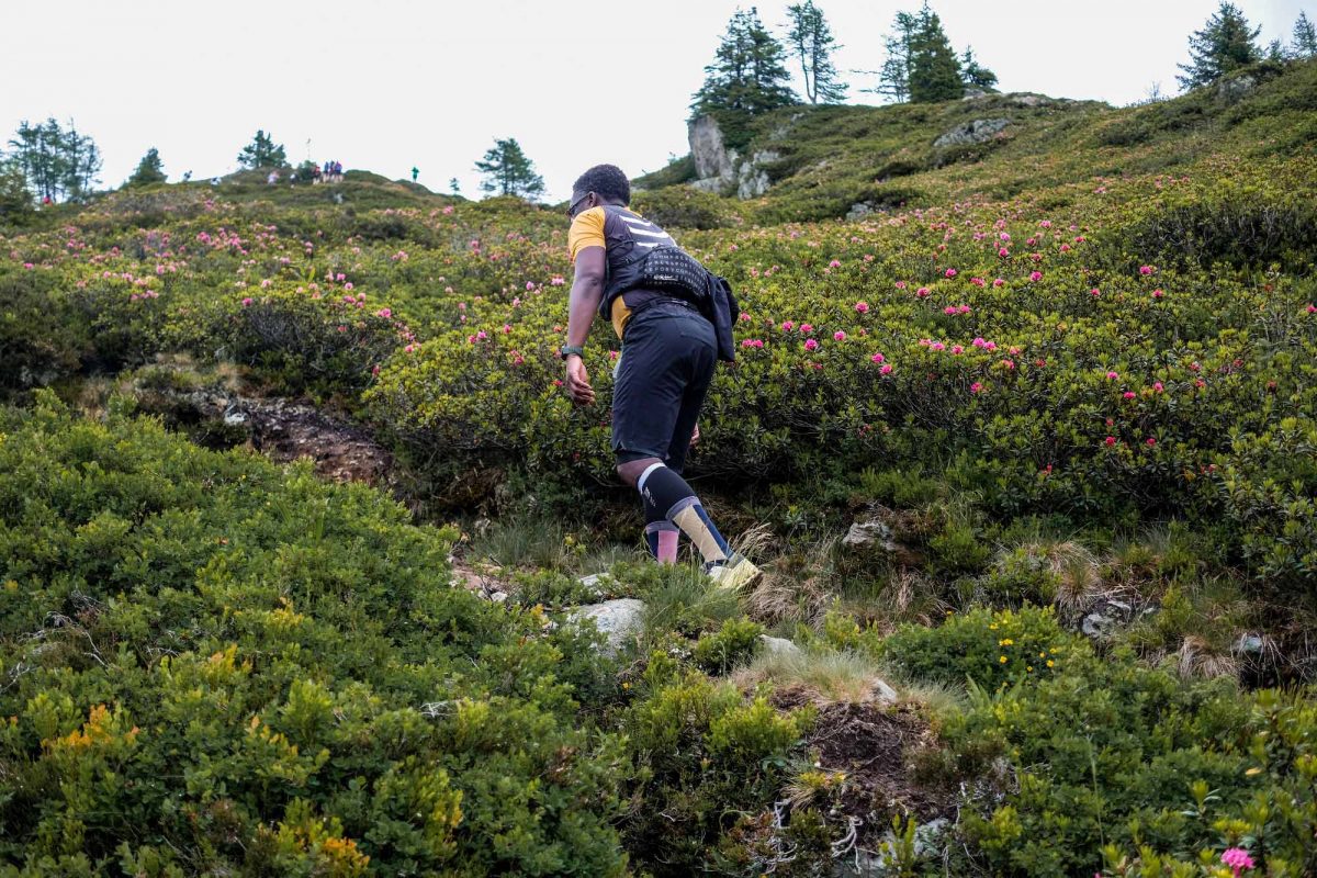 Cédric Ganguia débutant trailer sur le Marathon du Mont-Blanc