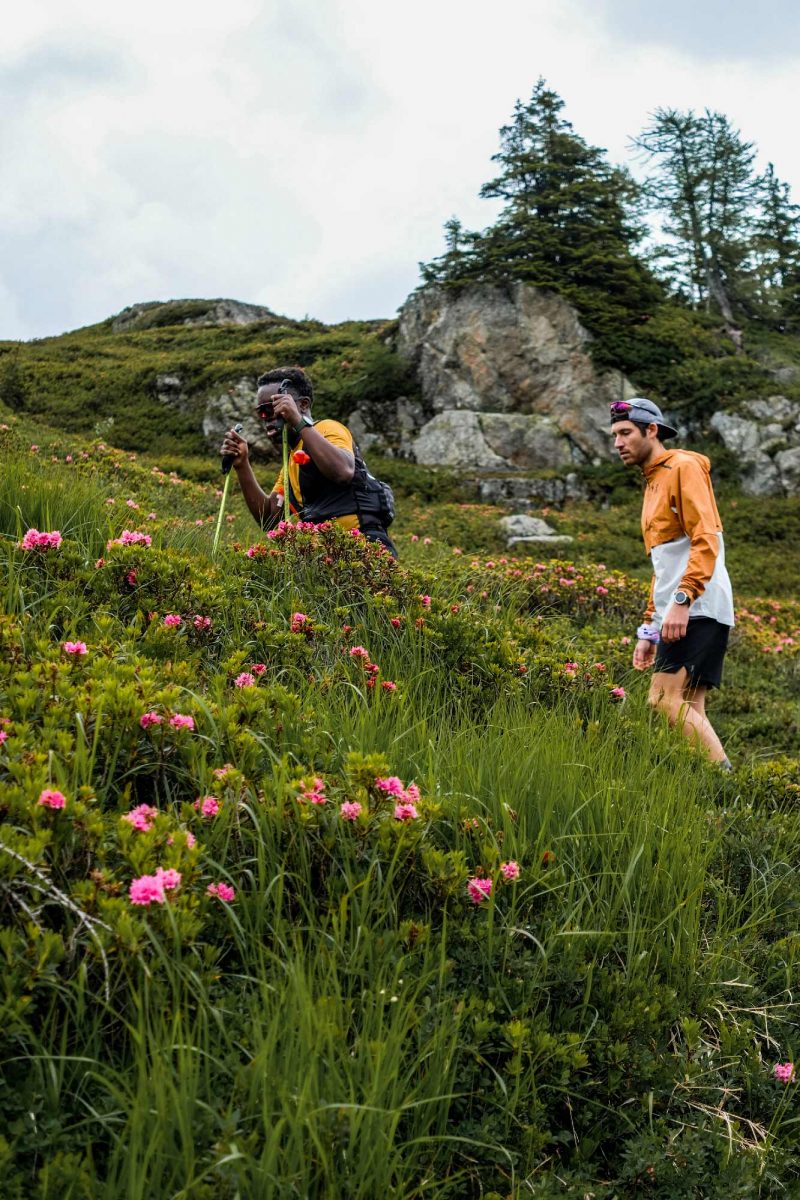 Cédric Ganguia débutant trailer sur le Marathon du Mont-Blanc