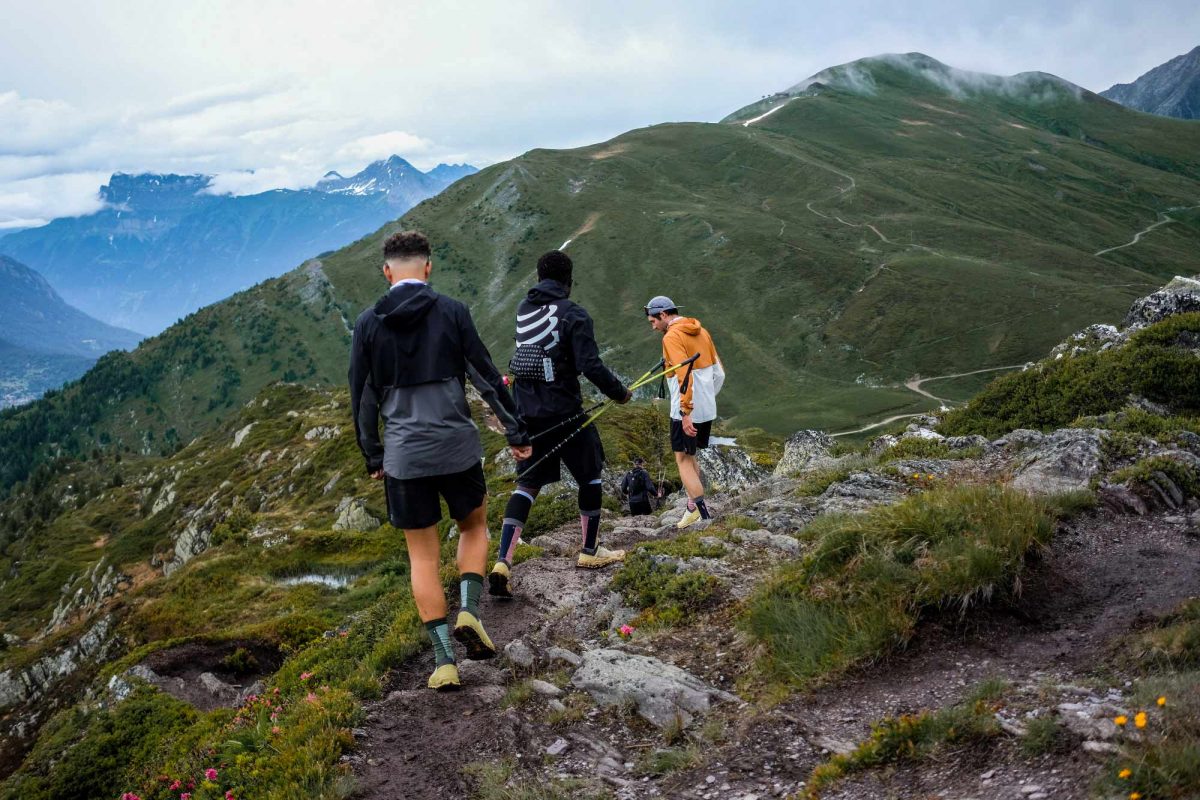 Cédric Ganguia débutant trailer sur le Marathon du Mont-Blanc