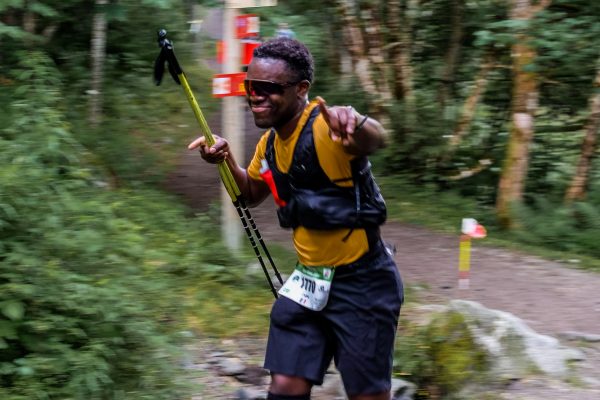 Cédric Ganguia débutant trailer sur le Marathon du Mont-Blanc