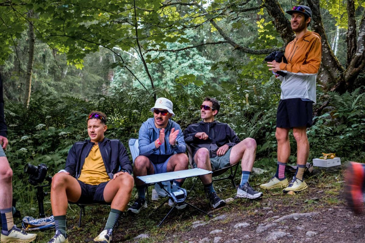 spectateurs sur le Marathon du Mont-Blanc