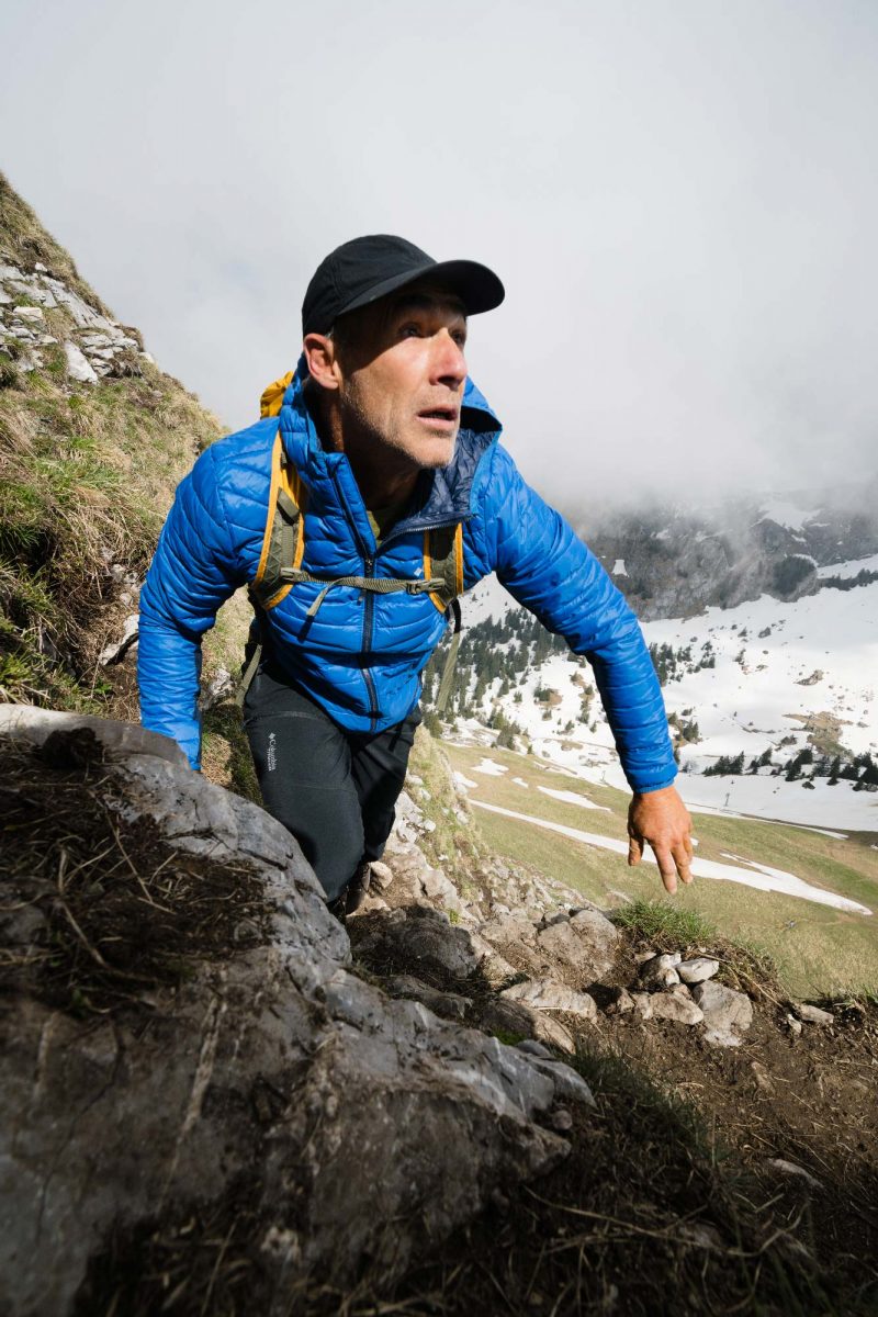 Mike Horn dans les montagnes Suisses