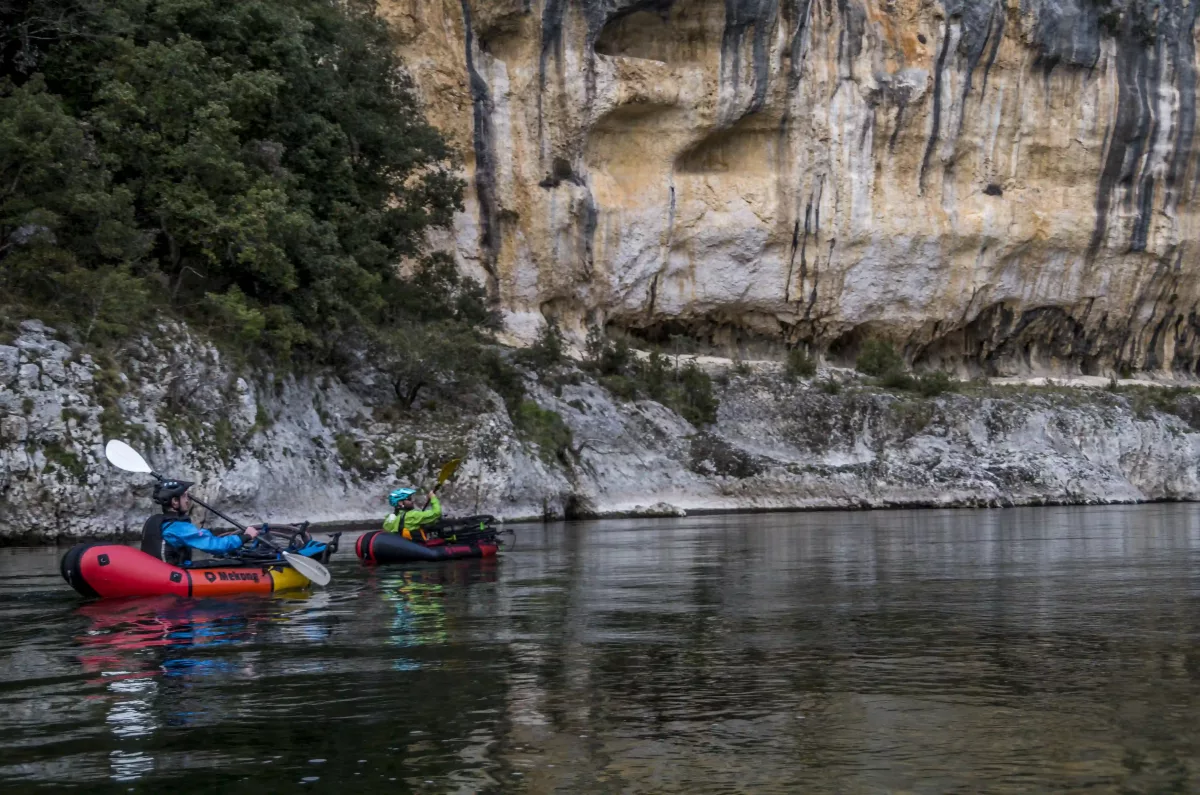 Bikeraft en Ardèche
