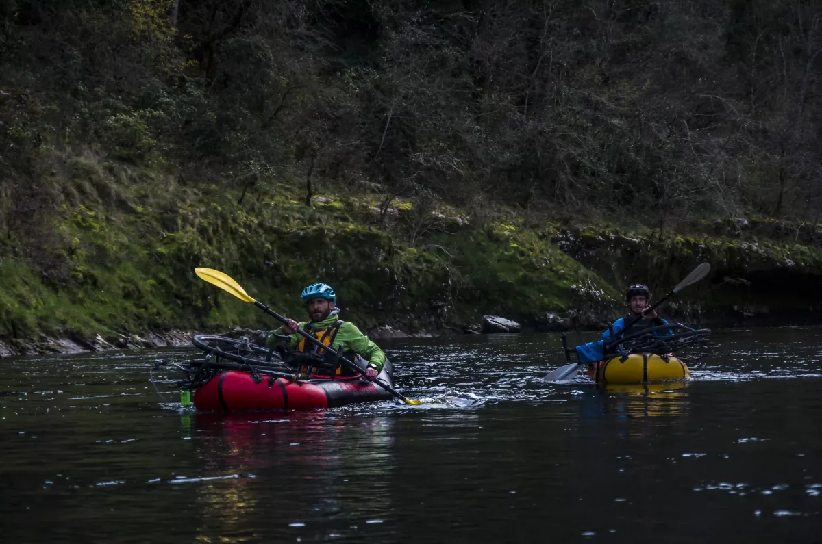 Bikeraft en Ardèche