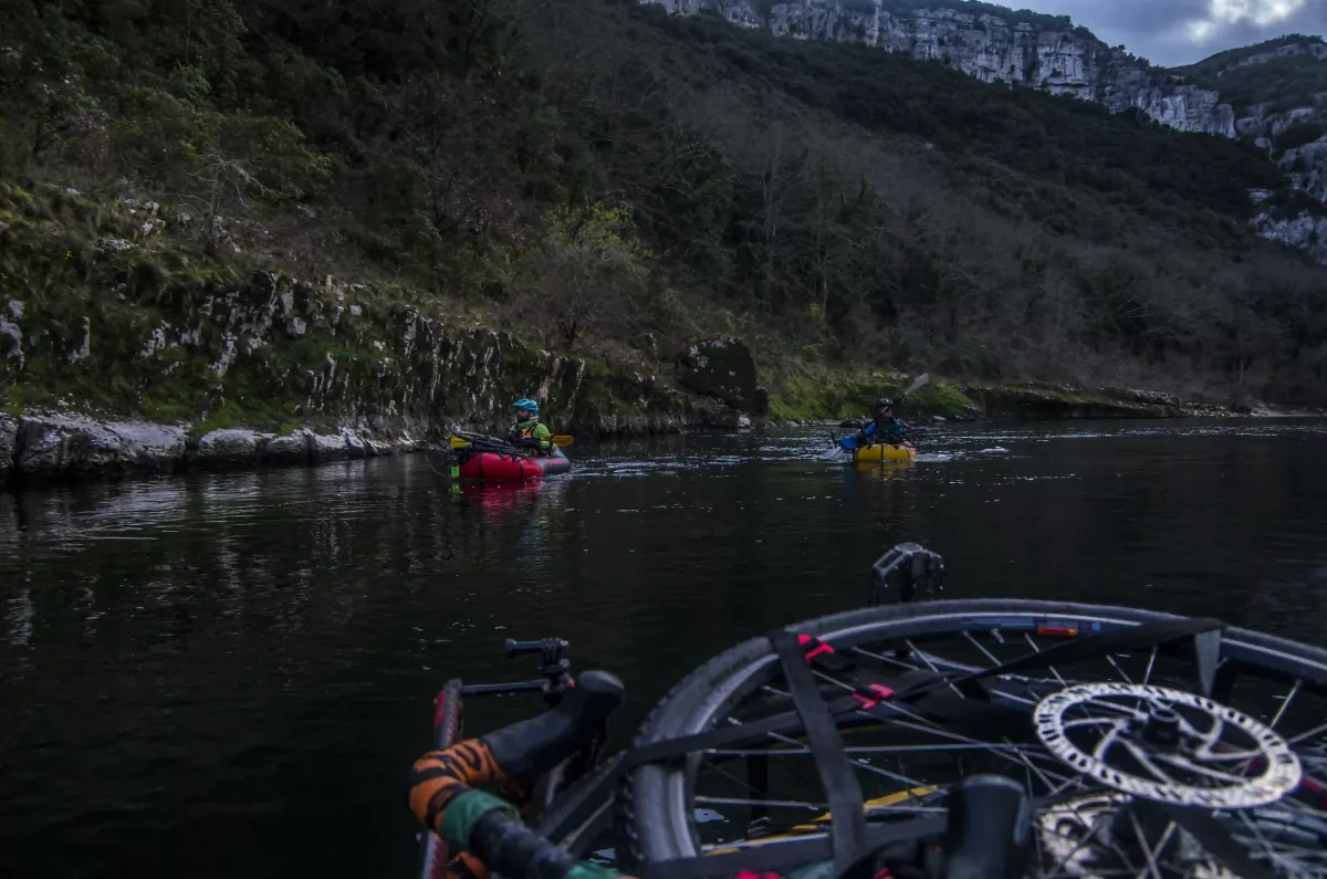 Bikeraft en Ardèche