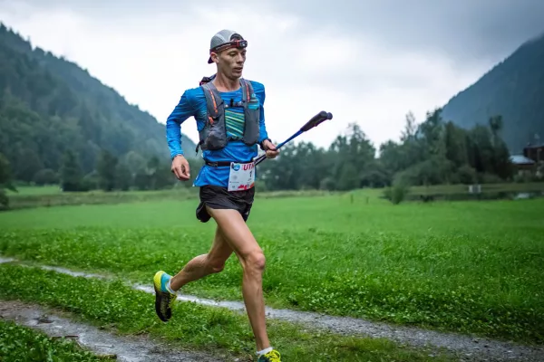 Jim Walmsley en course sur l'UTMB