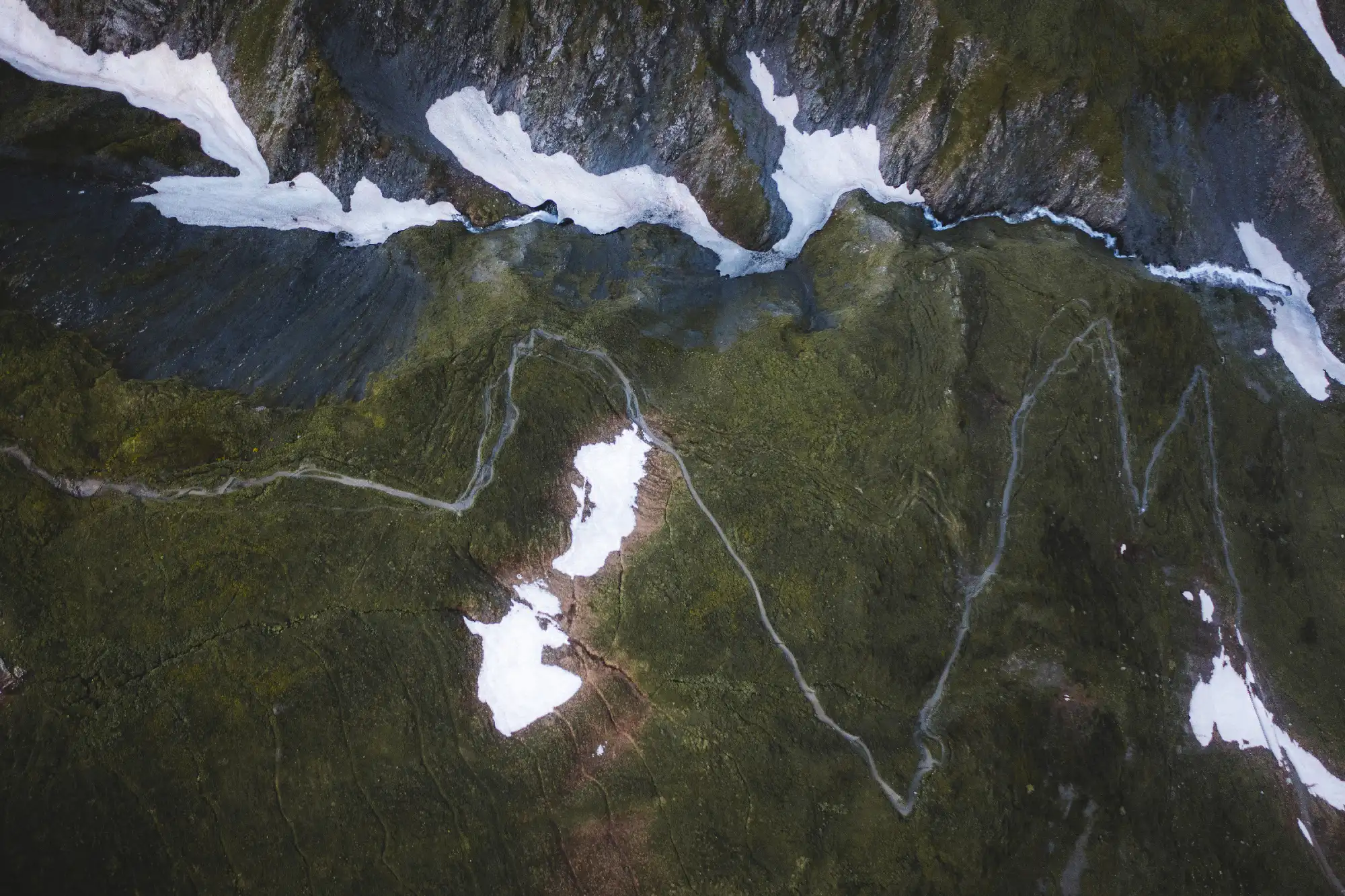 Grand Col Ferret vue de drone